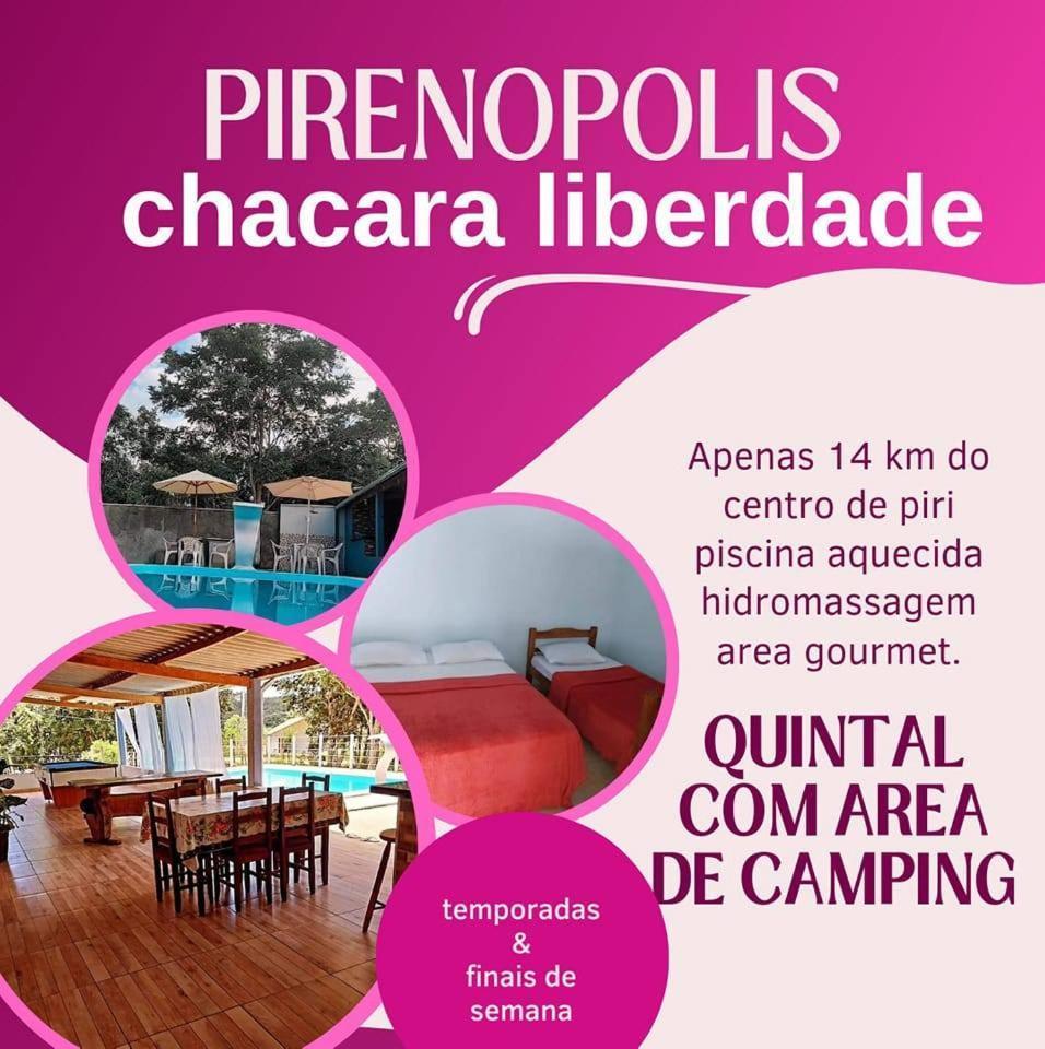 Chacara Liberdade Villa ปิเรนนอโปลิส ภายนอก รูปภาพ